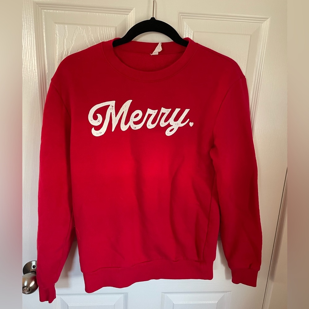 ‘Merry’ Holiday crewneck sweatshirt